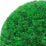 Vidaxl kunstbuxusballen met led-verlichting 2 st 45 cm groen