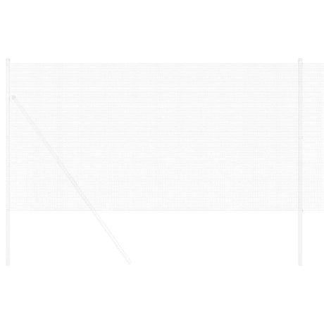 Vidaxl gelaste draadhek zilver 0.4 x 10 m