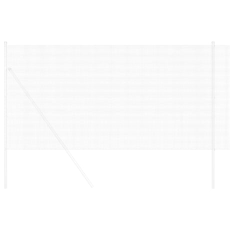 Vidaxl gelaste draadhek zilver 0.6 x 50 m