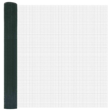 Vidaxl gelaste draadhek groen 1.2 x 25 m