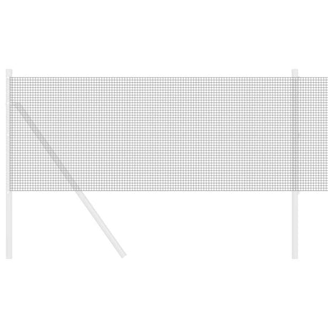 Vidaxl gelaste draadhek grijs 0.6 x 10 m