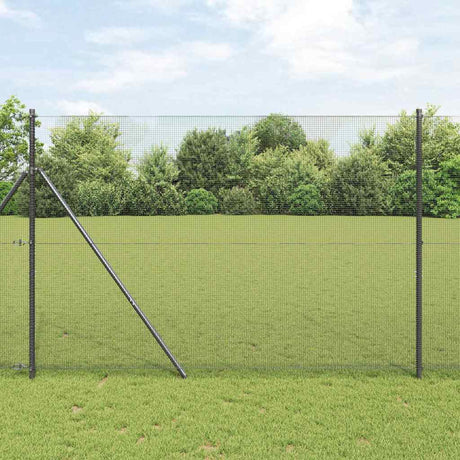 Vidaxl gelaste draadhek grijs 1.6 x 25 m