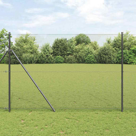 Vidaxl gelaste draadhek grijs 1.6 x 25 m