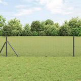 Vidaxl gelaste draadhek grijs 0,5 x 50 m staal