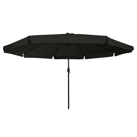 Vidaxl tuinparasol zwart 395 x 395 x 245 cm polyester en staal