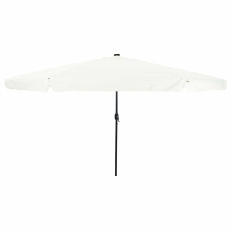Vidaxl tuinparasol zand en antraciet 395 x 395 x 245 cm polyester