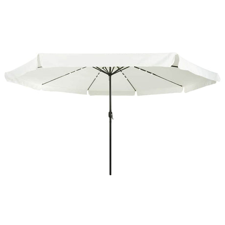 Vidaxl tuinparasol zand en antraciet 395 x 395 x 245 cm polyester