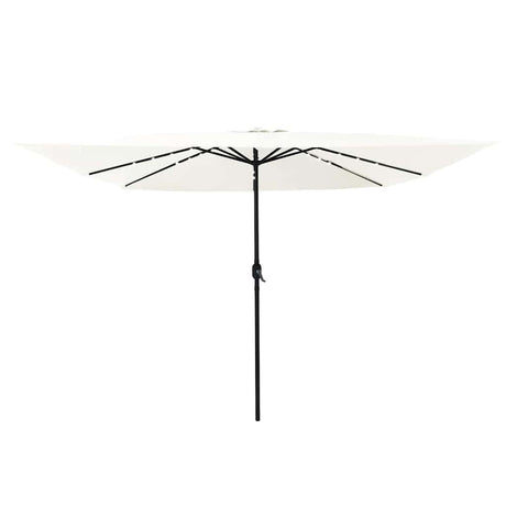 Vidaxl tuinparasol zand 295 x 295 x 245 cm polyester en staal