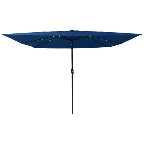 Vidaxl tuinparasol azurblauw 295 x 295 x 245 cm polyester en staal