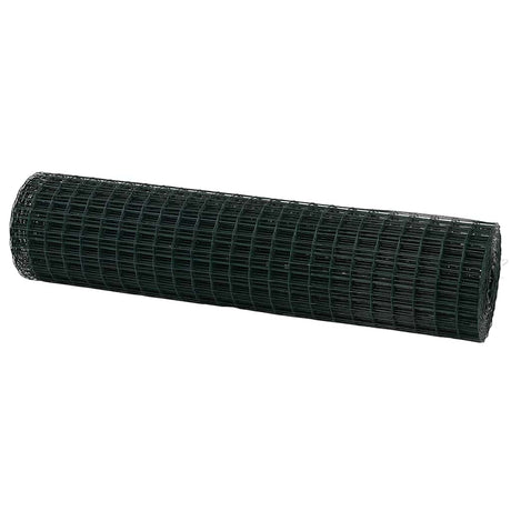 Vidaxl euro hek groen 1,2 x 10 m pvc-gecoat ijzer