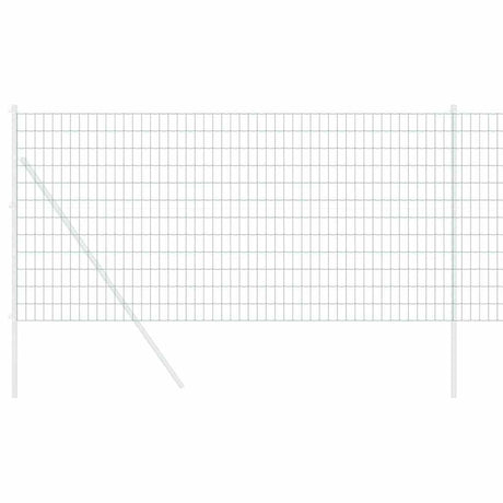 Vidaxl euro hek groen 1,4 x 10 m pvc-gecoat ijzer