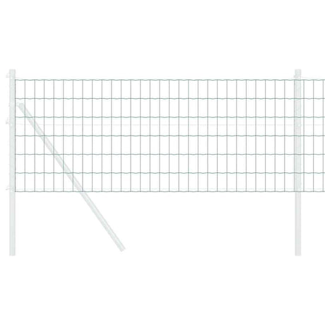 Vidaxl euro hek groen 0,4 x 50 m pvc-gecoat ijzer