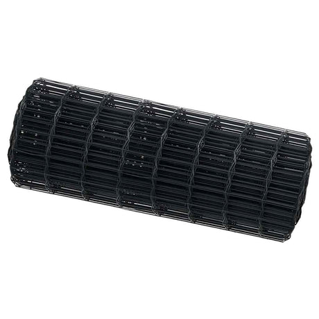 Vidaxl euro hek grijs 0,8 x 10 m pvc-gecoat ijzer