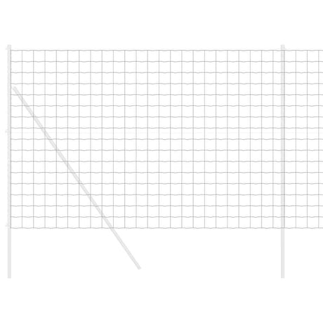Vidaxl euro hek grijs 1,6 x 10 m pvc-gecoat ijzer