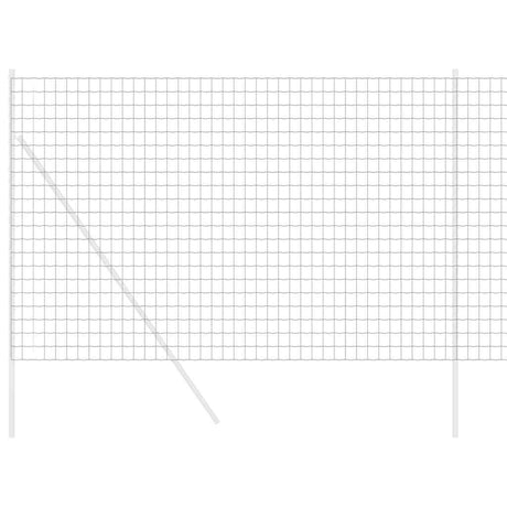 Vidaxl euro hek zwart 1,6 x 10 m pvc-gecoat ijzer