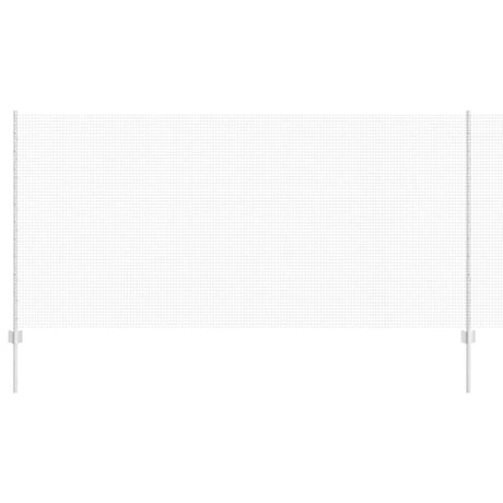 Vidaxl hek met paal zilver 1,2 x 10 m staal