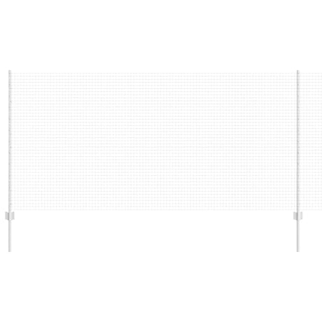 Vidaxl hek met paal zilver 1,2 x 10 m staal