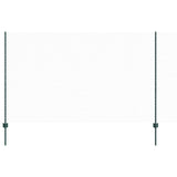Vidaxl hek met paal groen 1,4 x 10 m staal en pvc