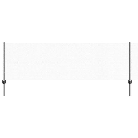 Vidaxl hek met paal grijs 0,8 x 25 m staal
