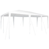 Vidaxl partytent wit 600 x 400 x 266 cm polyethyleen en staal