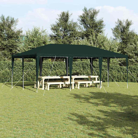 Vidaxl partytent groen 600 x 400 x 266 cm polyethyleen en staal