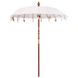 Vidaxl balinese parasol crème 190 x 190 x 260 cm