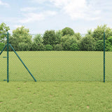 Vidaxl kettenschakelhek groen 10 x 1,4 m staal