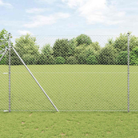 Vidaxl kettenschakelhek zilver 10 x 1,5 m gegalvaniseerd staal