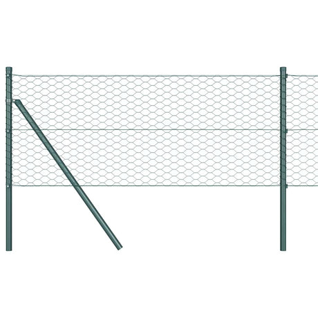Vidaxl hexagon hek groen 0,4 x 50 m pvc