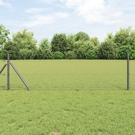 Vidaxl hexagon hek grijs 0,4 x 50 m pvc