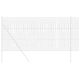 Vidaxl hexagon hek grijs 1 x 50 m pvc