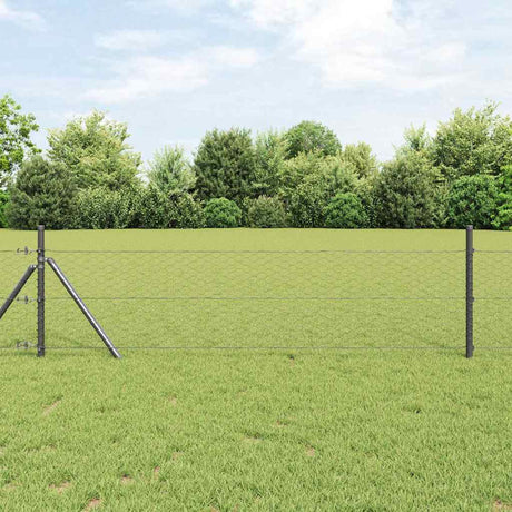 Vidaxl hexagon hek grijs 0,4 x 100 m pvc