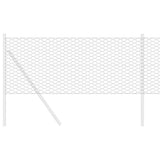 Vidaxl hexagon hek grijs 0,8 x 100 m pvc