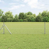 Vidaxl hexagon hek zilver 0,6 x 25 m gegalvaniseerd staal