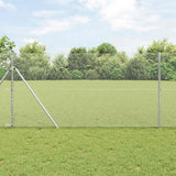 Vidaxl hexagon hek zilver 1,2 x 50 m gegalvaniseerd staal
