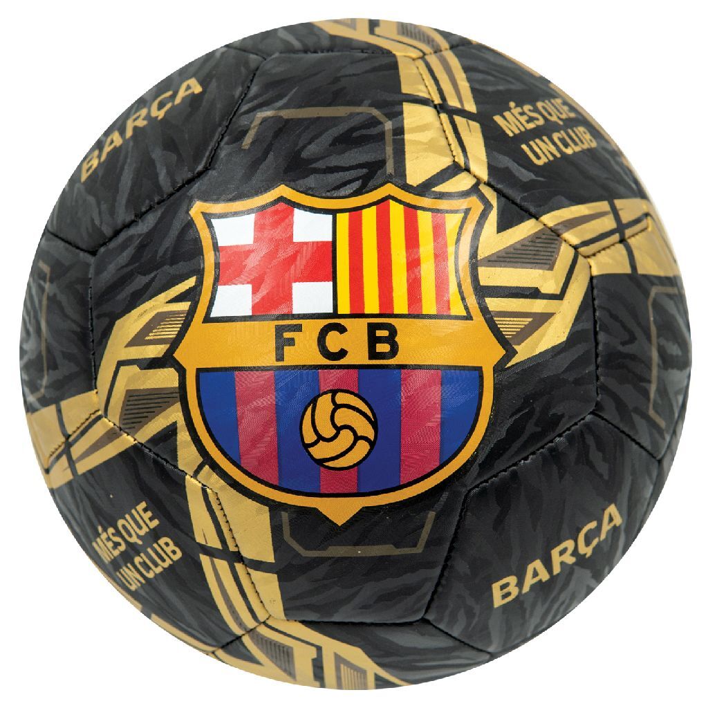 Andere Marken Fußball FC Barcelona Lightning Größe 5 Schwarz Gold