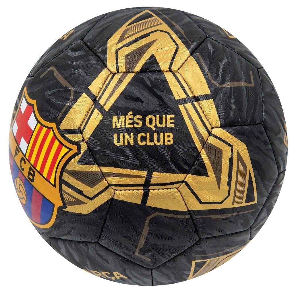 Andere Marken Fußball FC Barcelona Lightning Größe 5 Schwarz Gold