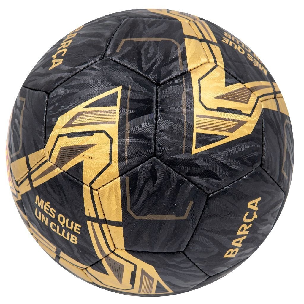 Andere Marken Fußball FC Barcelona Lightning Größe 5 Schwarz Gold