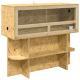 Vidaxl terrarium bruin 100 x 40 x 90 cm osb