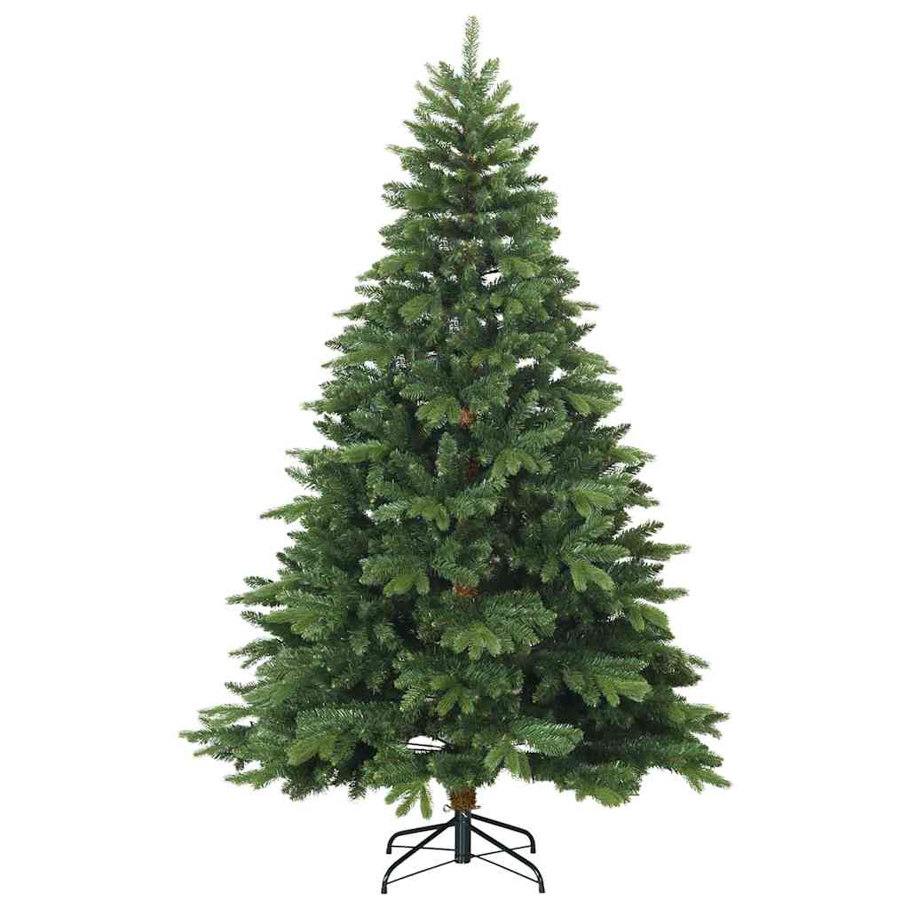 Vidaxl kunstmatige inklapbare kerstboom groen 180 cm pvc, pe en staal