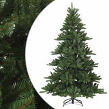 Vidaxl kunstmatige inklapbare kerstboom groen 180 cm pvc, staal