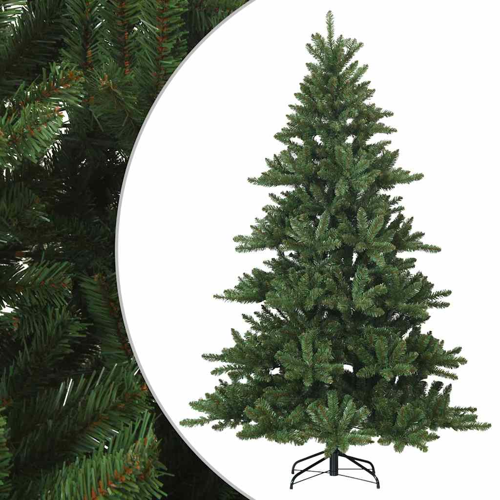 Vidaxl kunstmatige inklapbare kerstboom groen 210 cm pvc, staal