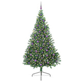 Vidaxl kunstmatig voorverlicht kerstboom met 300 led groen 240 cm pvc
