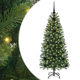 Vidaxl kunstkerstboom met 150 led met standaard groen 120 cm pe en pvc