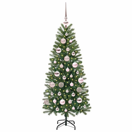 Vidaxl kunstkerstboom met 150 led met standaard groen 120 cm pe en pvc