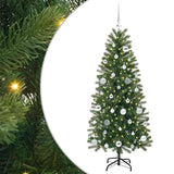 Vidaxl kunstkerstboom met 150 led met standaard groen 150 cm pe en pvc