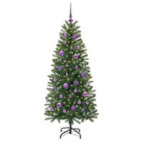 Vidaxl kunstkerstboom met 150 led met standaard groen 150 cm pe en pvc