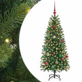 Vidaxl kunstkerstboom met 150 led met standaard groen 150 cm pe en pvc