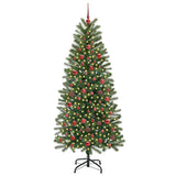 Vidaxl kunstkerstboom met 300 led met standaard groen 180 cm pe en pvc