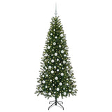 Vidaxl kunstkerstboom met 300 led met standaard groen 180 cm pe en pvc